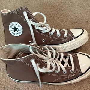 Converse Brown High-Top Sneakers Size 6